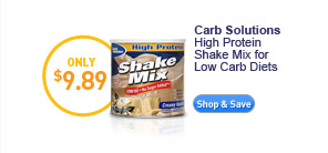 Carb Solutions High Protein Shake Mix for Low Carb Diets - ONLY $9.89 - Shop & Save